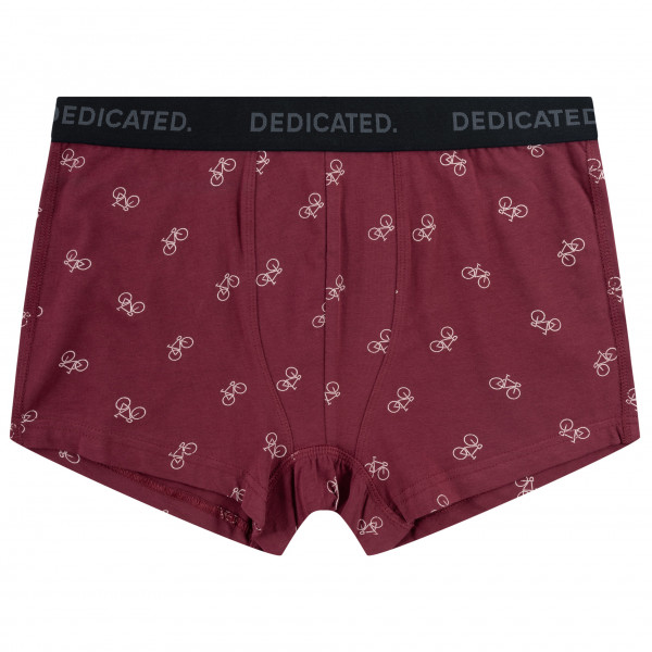 DEDICATED - Boxer Briefs Kalix Bike Pattern - Alltagsunterwäsche Gr XXL rot DEDICATED - Boxer Briefs Kalix Bike Pattern - Alltagsunterwäsche Gr XXL rot von Dedicated