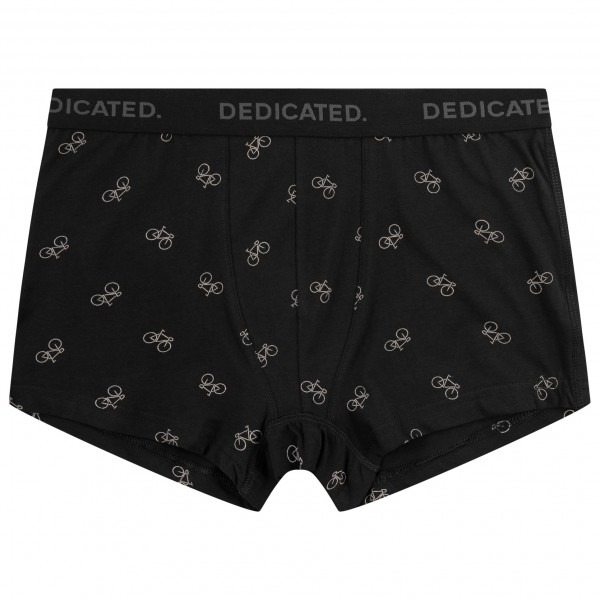 DEDICATED - Boxer Briefs Kalix Bike Pattern - Alltagsunterwäsche Gr XXL schwarz von Dedicated