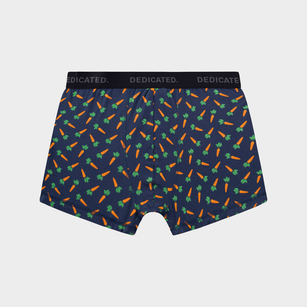 DEDICATED Boxershorts Kalix Carrots - Navy von Dedicated