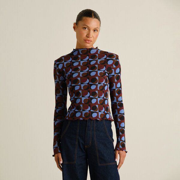 DEDICATED Damen Ripptop Ryd Retro Geo von Dedicated