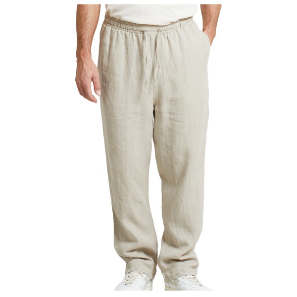 DEDICATED - Pants Klitmoeller Linen - Freizeithose Gr M beige von Dedicated