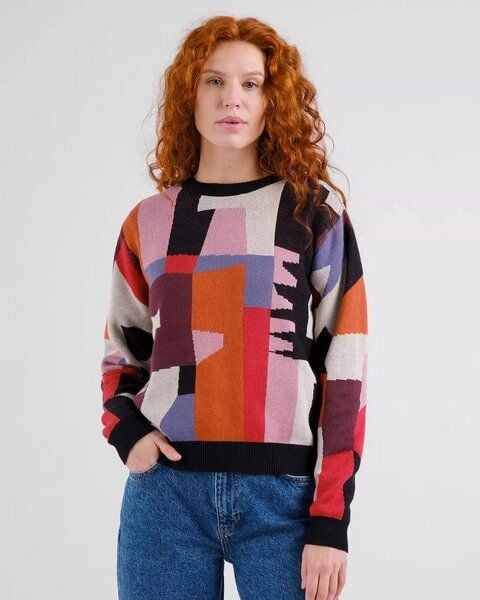 DEDICATED Pullover Abstract Chaos - Multicolor von Dedicated
