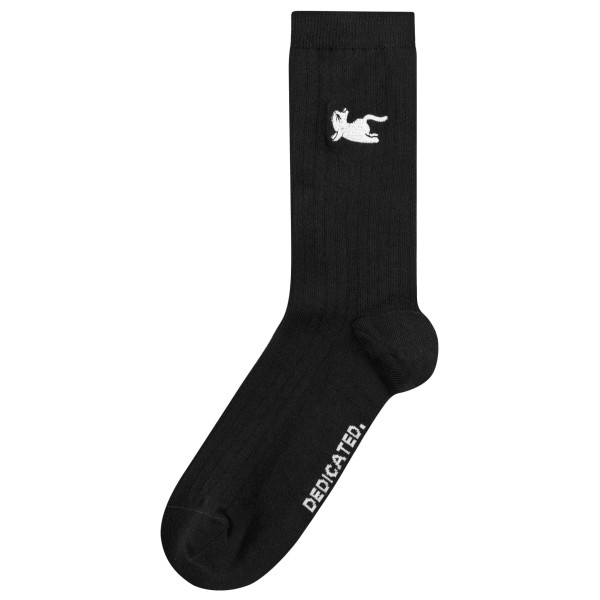 DEDICATED - Rib Socks Knivsta Cobra Pose - Multifunktionssocken Gr 41-45 schwarz von Dedicated