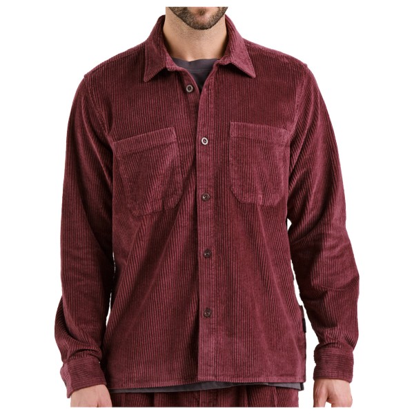 DEDICATED - Shirt Kil Corduroy - Hemd Gr XXL rot von Dedicated