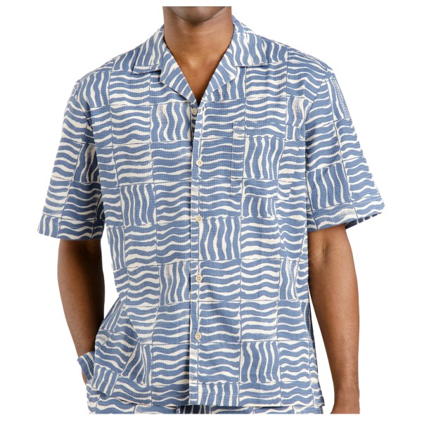 DEDICATED - Shirt Marstrand - Hemd Gr M grau von Dedicated