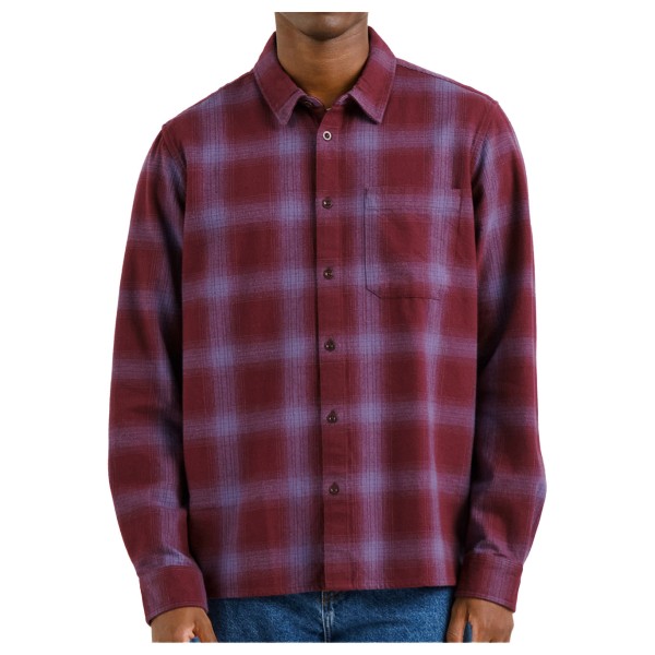DEDICATED - Shirt Rute Flannel Shadow Check - Hemd Gr M lila von Dedicated