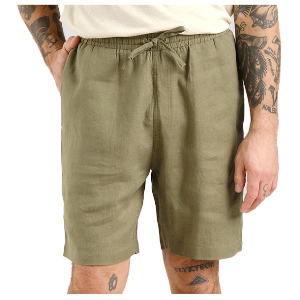 DEDICATED - Shorts Vejle Linen - Shorts Gr L oliv von Dedicated
