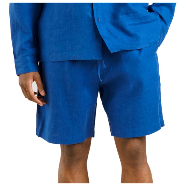 DEDICATED - Shorts Vejle Linen - Shorts Gr S blau von Dedicated