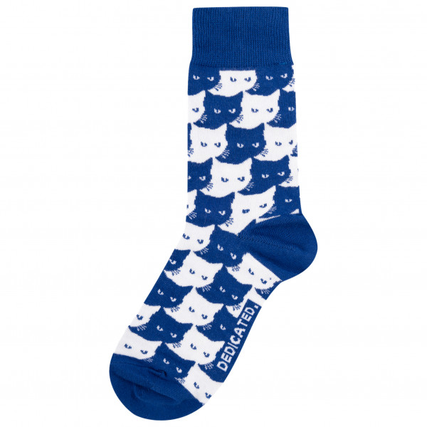 DEDICATED - Socks Sigtuna Pepita Cats - Multifunktionssocken Gr 41-45 blau DEDICATED - Socks Sigtuna Pepita Cats - Multifunktionssocken Gr 41-45 blau von Dedicated