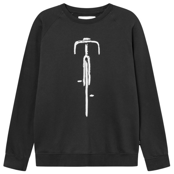 DEDICATED - Sweatshirt Malmoe Bike Front - Pullover Gr L schwarz von Dedicated