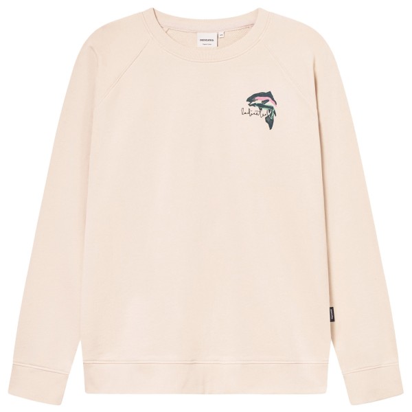 DEDICATED - Sweatshirt Malmoe Cut Out Trout - Pullover Gr S weiß von Dedicated