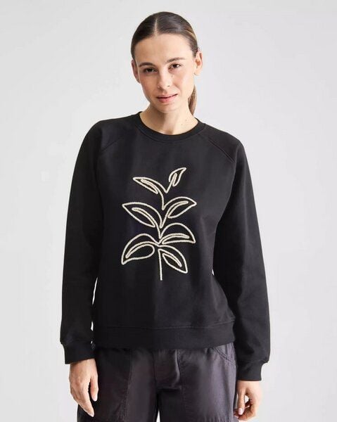 DEDICATED Sweatshirt aus Bio-Baumwolle - Line Art Leaves von Dedicated