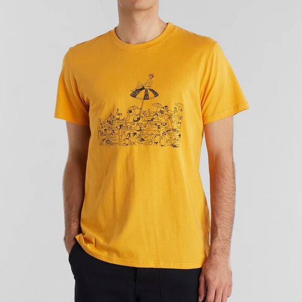 DEDICATED T-Shirt Beach - Honey Yellow von Dedicated