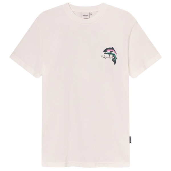 DEDICATED - T-Shirt Stockholm Cut Out Trout - T-Shirt Gr XXL weiß von Dedicated