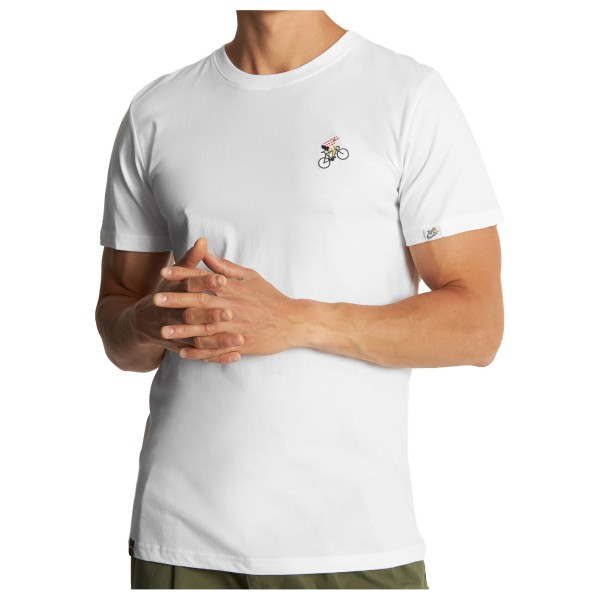 DEDICATED - T-Shirt Stockholm Dots Rider Gr XL weiß von Dedicated