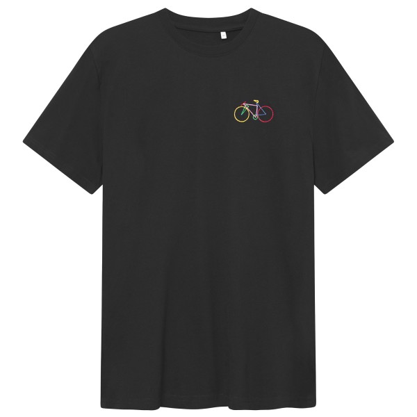 DEDICATED - T-Shirt Stockholm Small Paper Cut Bike - T-Shirt Gr XXL schwarz von Dedicated