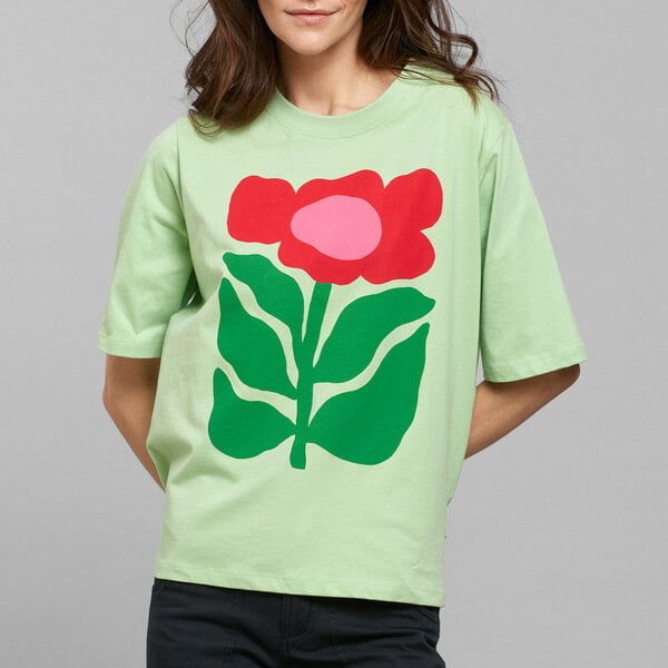 DEDICATED T-Shirt Vadstean Spring - Quiet Green von Dedicated