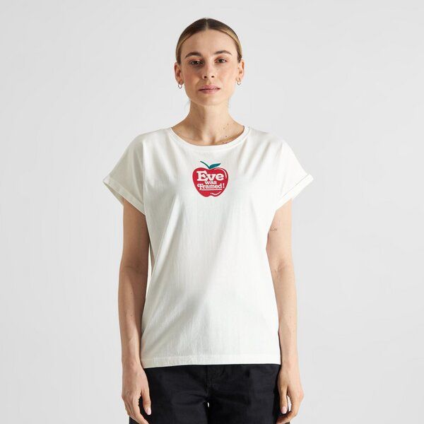 DEDICATED T-Shirt Visby Eve Was Framed - White von Dedicated