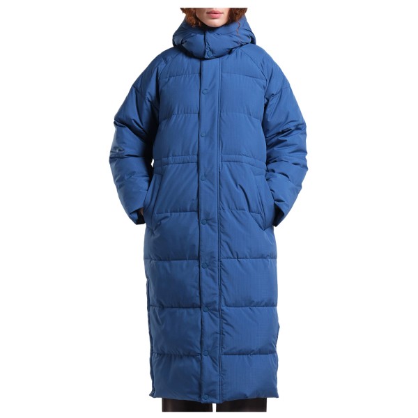 DEDICATED - Women's Long Puffer Jacket Karmas - Mantel Gr XS blau von Dedicated