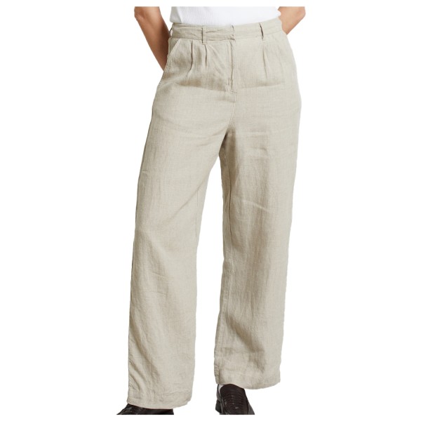 DEDICATED - Women's Pants Vickleby Linen - Freizeithose Gr M beige von Dedicated