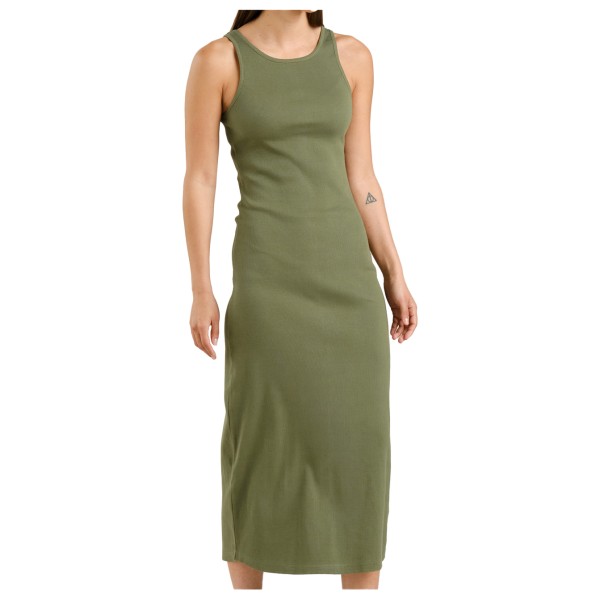 DEDICATED - Women's Rib Dress Motala - Kleid Gr XS oliv von Dedicated
