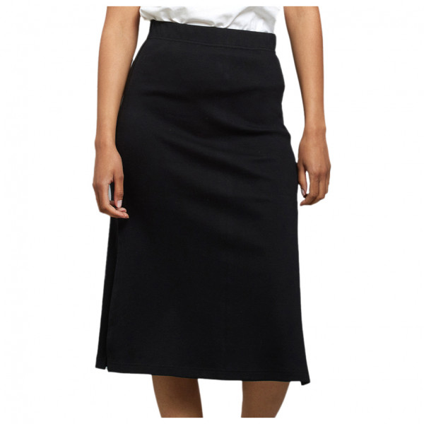 DEDICATED - Women's Rib Skirt Kvarnvik - Rock Gr XS schwarz von Dedicated