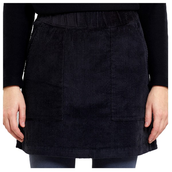DEDICATED - Women's Skirt Majorna Corduroy - Rock Gr XS schwarz von Dedicated