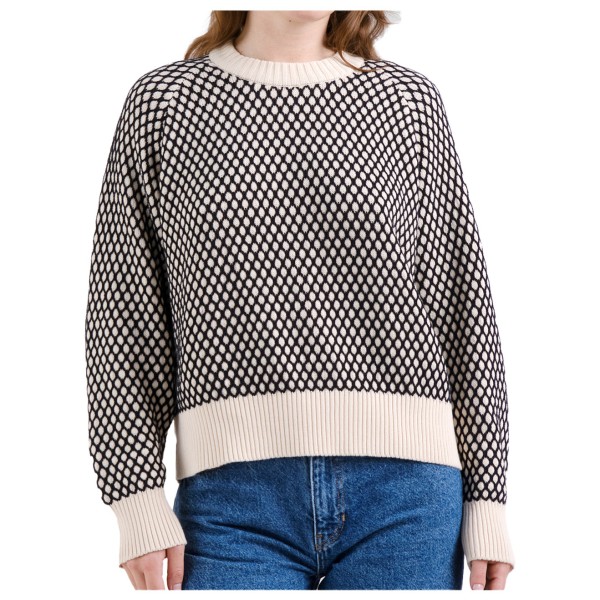 DEDICATED - Women's Sweater Husie Bubble Knit - Pullover Gr S grau von Dedicated