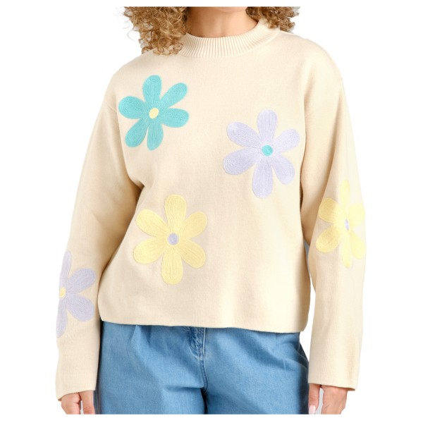 DEDICATED - Women's Sweater Limhamn - Pullover Gr L weiß von Dedicated