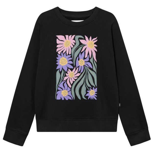 DEDICATED - Women's Sweatshirt Ystad Daisy Block - Pullover Gr S schwarz von Dedicated