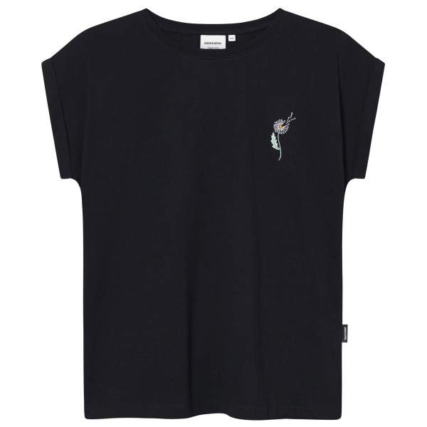 DEDICATED - Women's T-Shirt Visby Dandelion Emb - T-Shirt Gr XL schwarz von Dedicated
