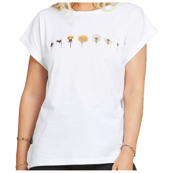DEDICATED - Women's T-Shirt Visby Dandelion Gr M weiß von Dedicated