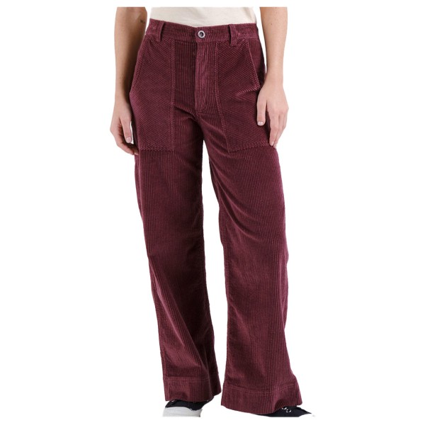 DEDICATED - Women's Workwear Pants Vara Corduroy - Freizeithose Gr S rot von Dedicated