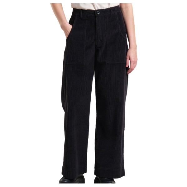 DEDICATED - Women's Workwear Pants Vara Corduroy - Freizeithose Gr XS schwarz von Dedicated