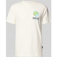 Dedicated T-Shirt mit Label-Print in Offwhite, Größe XXL von Dedicated