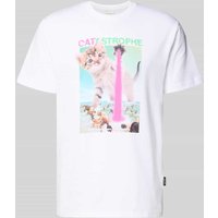 Dedicated T-Shirt mit Motiv-Print in Weiss, Größe XXL von Dedicated