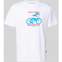 Dedicated T-Shirt mit Motiv-Print in Weiss, Größe XXL von Dedicated