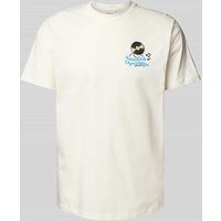 Dedicated T-Shirt mit Rundhalsausschnitt Modell 'Smooth Operator' in Offwhite, Größe XXL von Dedicated