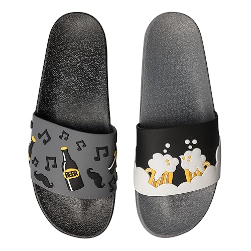 Dedoles Badeschuhe & Hausschuhe viele lustige Designs Bücher Kaffee Katze Party Pizza Dackel Fuchs Panda Delfin Geschenk, Farbe: Bier-Party, Gr.: 38 EU Dedoles Badeschuhe & Hausschuhe viele lustige Designs Bücher Kaffee Katze Party Pizza Dackel Fuchs Panda Delfin Geschenk, Farbe: Bier-Party, Gr.: 38 EU von Dedoles