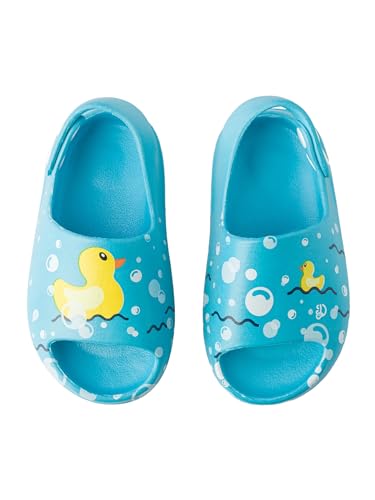Dedoles Badeschuhe viele lustige Designs Bücher Kaffee Katze Party Pizza Dackel Fuchs Panda Delfin Geschenk, Farbe: Badeente Gummiente Badewanne, 26-27 EU von Dedoles