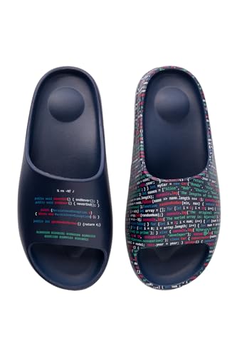 Dedoles Badeschuhe & Hausschuhe viele lustige Designs Bücher Kaffee Katze Party Pizza Dackel Fuchs Panda Delfin Geschenk, Farbe: Entwickler Developer Coding (Chunky Slides), Gr.: 46 EU Dedoles Badeschuhe & Hausschuhe viele lustige Designs Bücher Kaffee Katze Party Pizza Dackel Fuchs Panda Delfin Geschenk, Farbe: Entwickler Developer Coding (Chunky Slides), Gr.: 46 EU von Dedoles