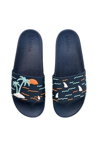 Dedoles Badeschuhe viele lustige Designs Bücher Kaffee Katze Party Pizza Dackel Fuchs Panda Delfin Geschenk, Farbe: Tropical Islands, Gr.: 43 EU von Dedoles