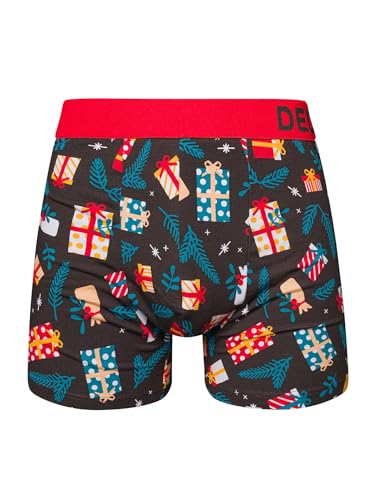 Dedoles Boxershorts Herren & Jungen Unterwäsche Trunks Baumwolle lustige Designs Dinosaurier Hamster Spiele Maulwurf Geschenk, Farbe Mehrfarbig, Motiv Unterhose, Gr. M von Dedoles