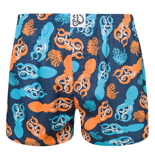 Dedoles Boxershorts Herren & Jungen Unterwäsche Trunks Baumwolle lustige Designs Dinosaurier Hamster Spiele Maulwurf Geschenk, Farbe Blau, Motiv Tintenfisch, Gr. 2XL Dedoles Boxershorts Herren & Jungen Unterwäsche Trunks Baumwolle lustige Designs Dinosaurier Hamster Spiele Maulwurf Geschenk, Farbe Blau, Motiv Tintenfisch, Gr. 2XL von Dedoles
