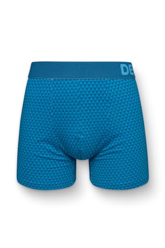 Dedoles Boxershorts Herren & Jungen Unterwäsche Trunks Baumwolle lustige Designs Dinosaurier Hamster Spiele Maulwurf Geschenk, Farbe: Smaragdblau, Gr. XL von Dedoles
