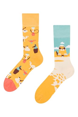 Dedoles Socken Unisex Damen Herren & Kinder Baumwolle viele lustige Designs Fussball Fahrrad Pferde Geschenk links rechts verschieden, Farbe: Gelb, Motiv: Ägypten, Gr. 43-46 Dedoles Socken Unisex Damen Herren & Kinder Baumwolle viele lustige Designs Fussball Fahrrad Pferde Geschenk links rechts verschieden, Farbe: Gelb, Motiv: Ägypten, Gr. 43-46 von Dedoles