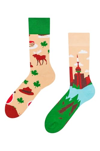 Dedoles Socken Unisex Damen Herren & Kinder Baumwolle viele lustige Designs Fussball Fahrrad Pferde Geschenk links rechts verschieden, Farbe: Mehrfarbig, Motiv: Kanada, Gr. 39-42 Dedoles Socken Unisex Damen Herren & Kinder Baumwolle viele lustige Designs Fussball Fahrrad Pferde Geschenk links rechts verschieden, Farbe: Mehrfarbig, Motiv: Kanada, Gr. 39-42 von Dedoles