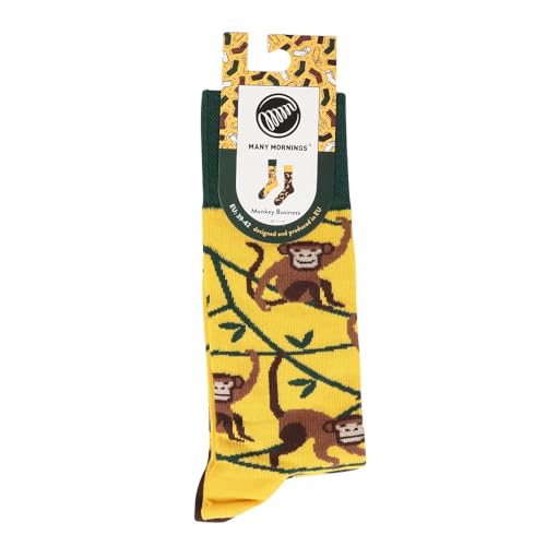 Many Mornings unisex Socken Monkey Business, Mehrfarbig, 39-42 EU von Dedoles