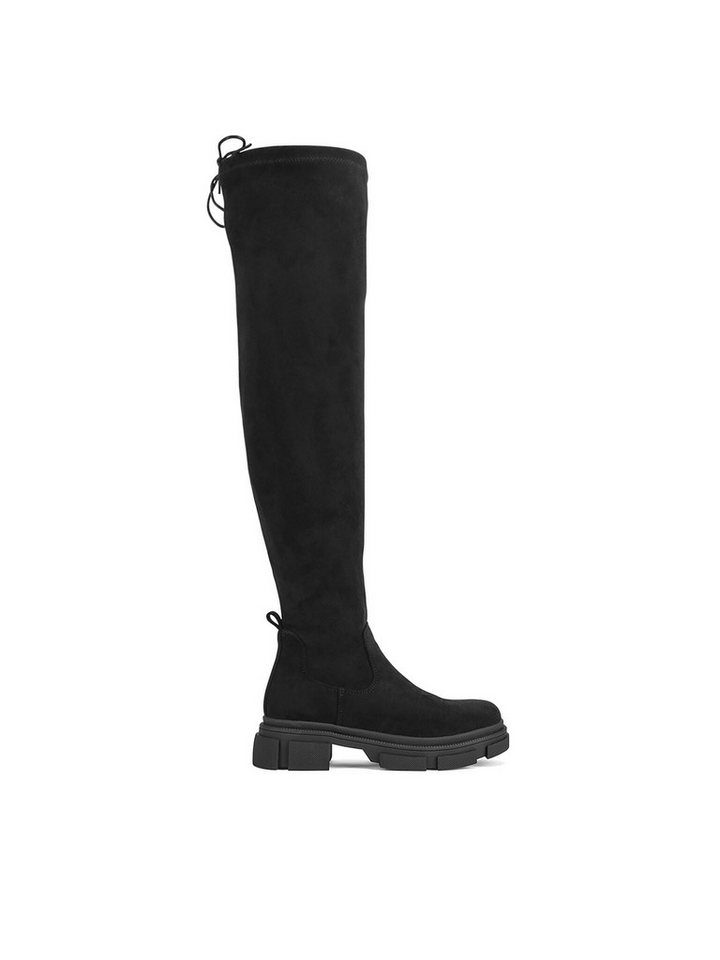 DeeZee DeeZee Overknees Damen WS0902-01 Schwarz Overkneestiefel von DeeZee