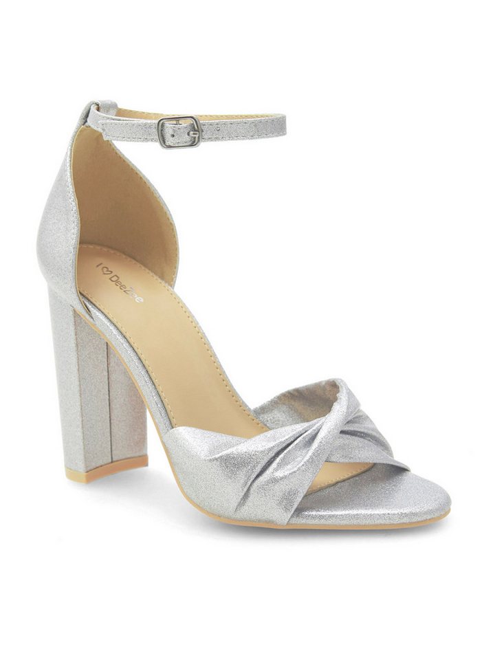 DeeZee DeeZee Sandalen Damen KLKK07-13 Silber Sandale von DeeZee